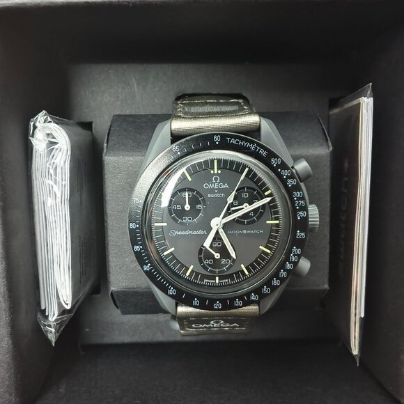 Swatch X Omega Bioceramic Moonswatch Mission To Mercury Watch - Picture 3 of 4